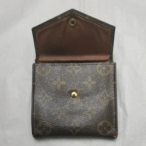 Louis Vuitton Monogram Envelope Wallet - Dark Brown with Gold Hardware - Picture 3 of 16